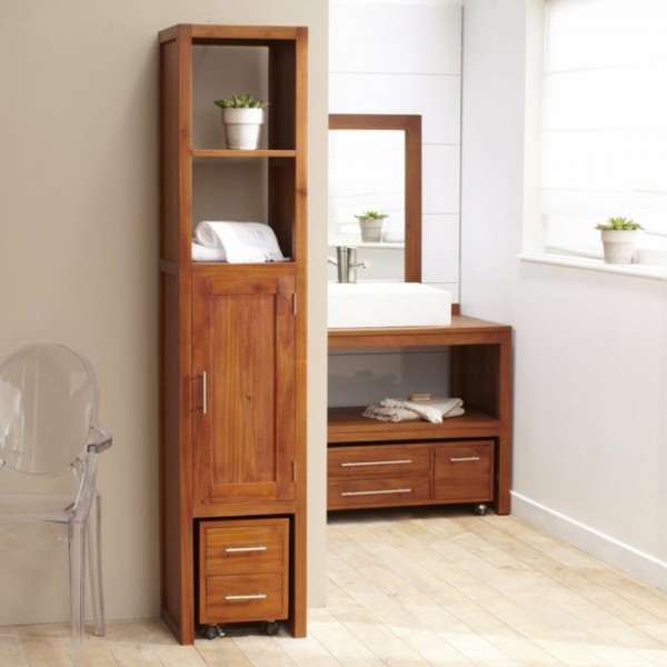 solid wood bathroom furniture