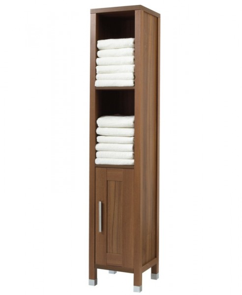 column storage bathroom towels