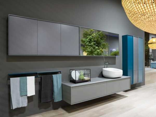 bathroom furniture assortment turquoise gray