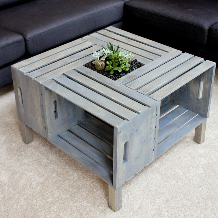 møbler i pallet design sofabord