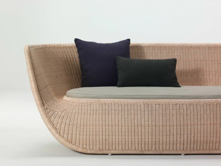 canape modern design rattan furniture