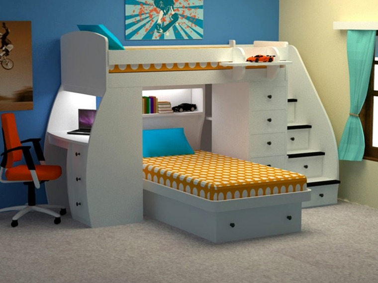 Møbler plass lagre to senger kontor barneværelse