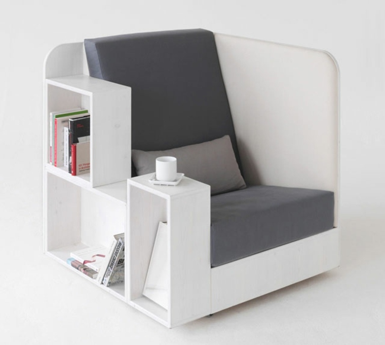 Møbler plassbesparende stol bibliotek
