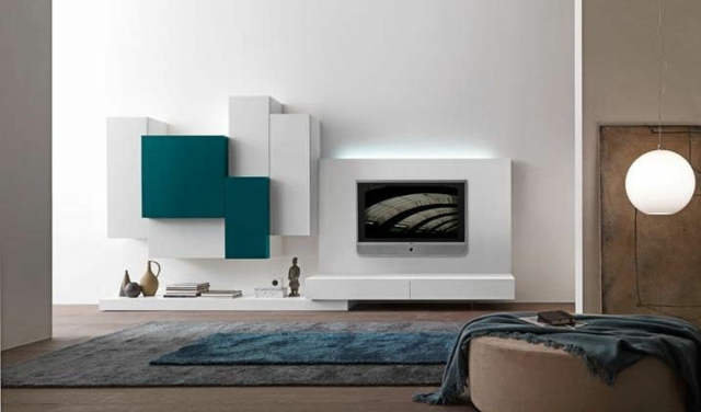 design white hifi furniture presotto