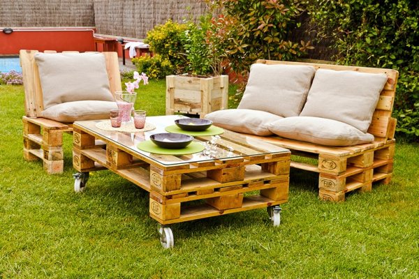 wood garden furniture