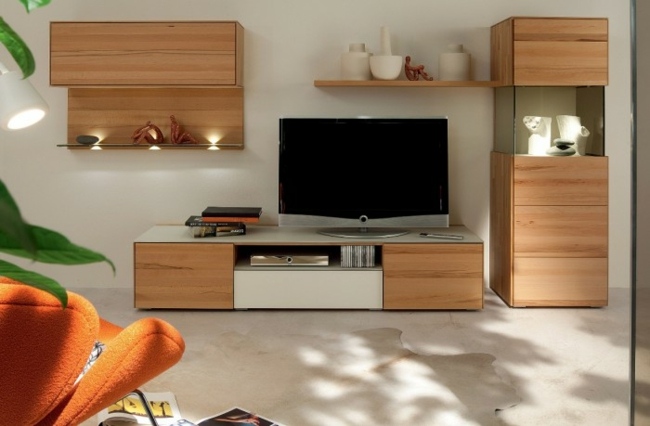 wall cabinet living room storage