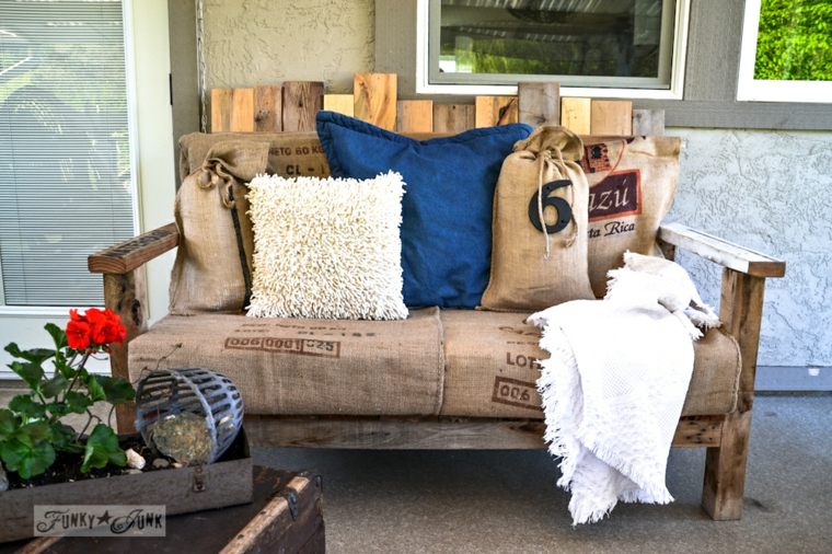 furniture pallet terrace living room garden