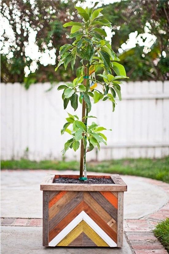 cheap furniture recycled wood planter