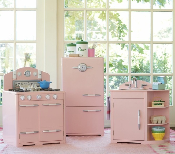 pink modern kitchen furniture