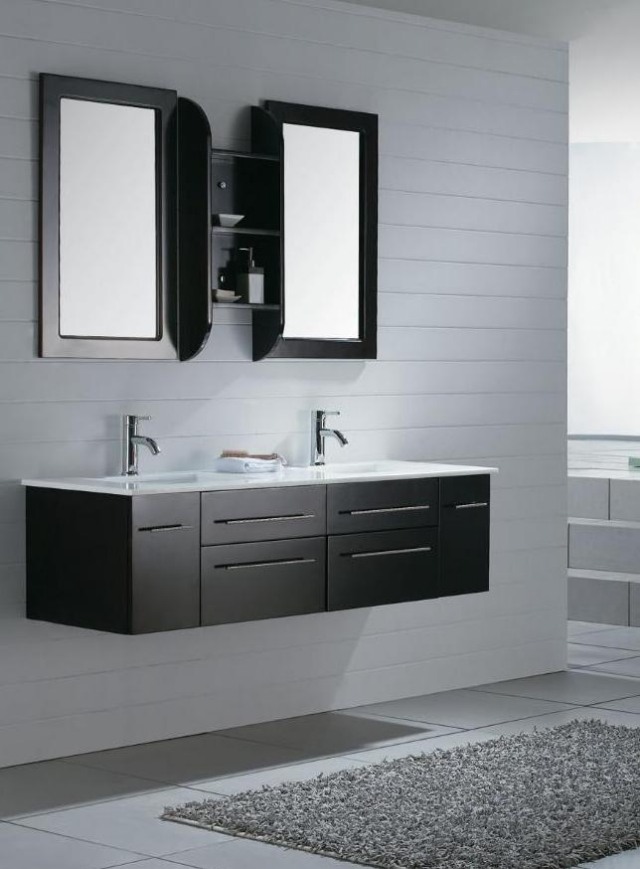 floating bathroom cabinet design-contemporary