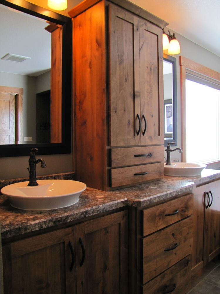 wood bathroom furniture