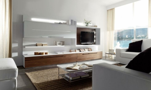 wall-mounted design TV cabinet