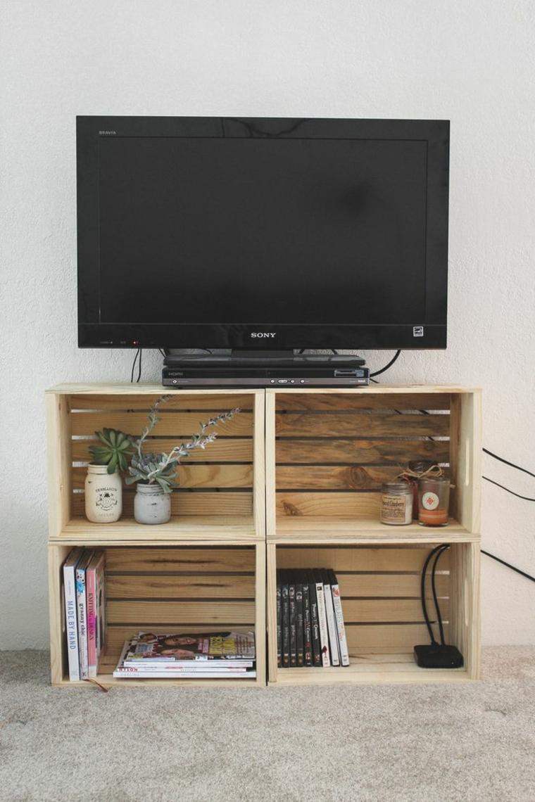 furniture tv wooden pallet tips storage support flat screen to manufacture