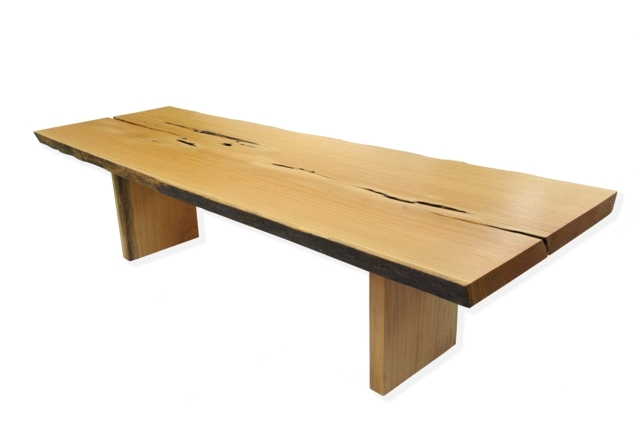 raw wood furniture wide table