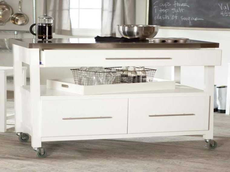 contemporary furniture kitchen island wheels