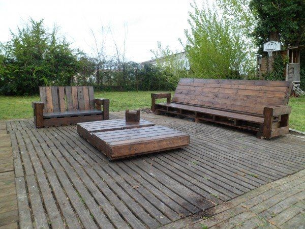 furniture garden pallet wood