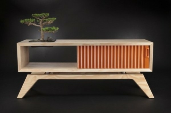 minimalist natural wood furniture