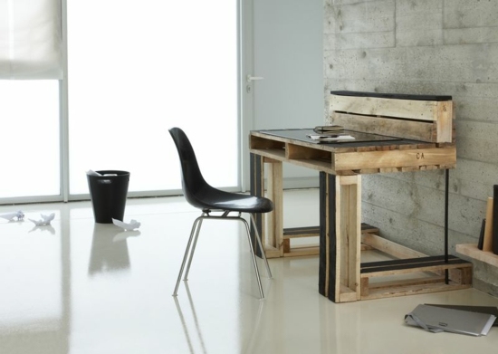 pallet furniture work desk