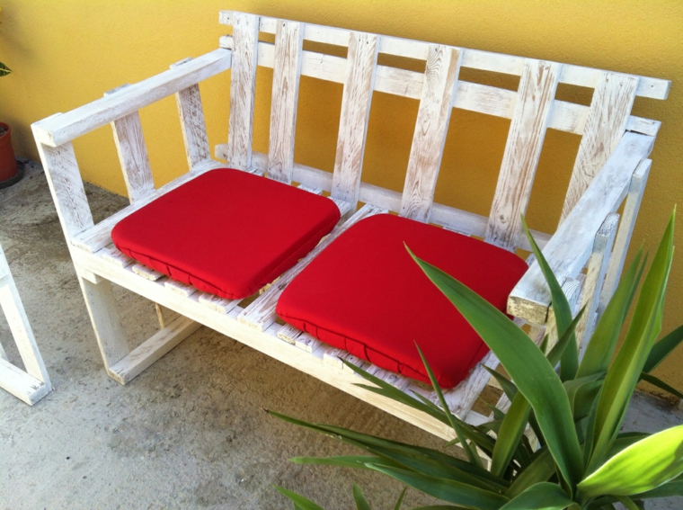 furniture pallets bench outdoor garden