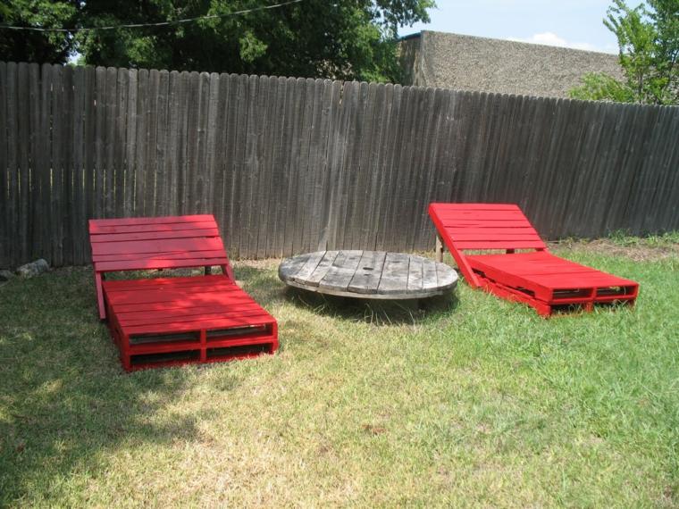 furniture pallets deck chairs garden