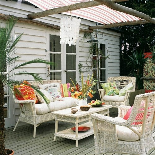 white rattan rattan furniture