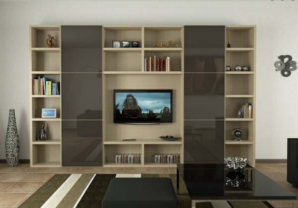 modern lacquer design TV furniture