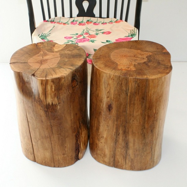 furniture tree trunks coffee table