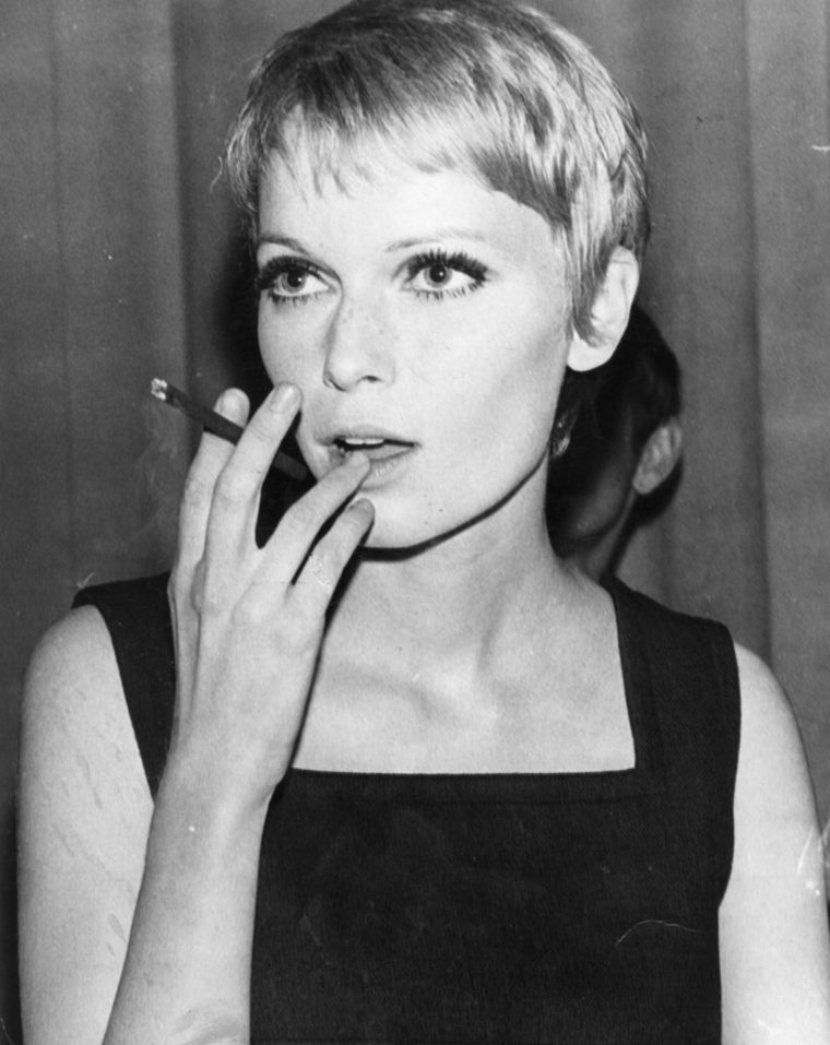 mia farrow memotong fesyen trend idea wanita