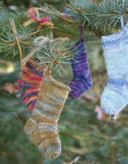 interesting mini Christmas socks