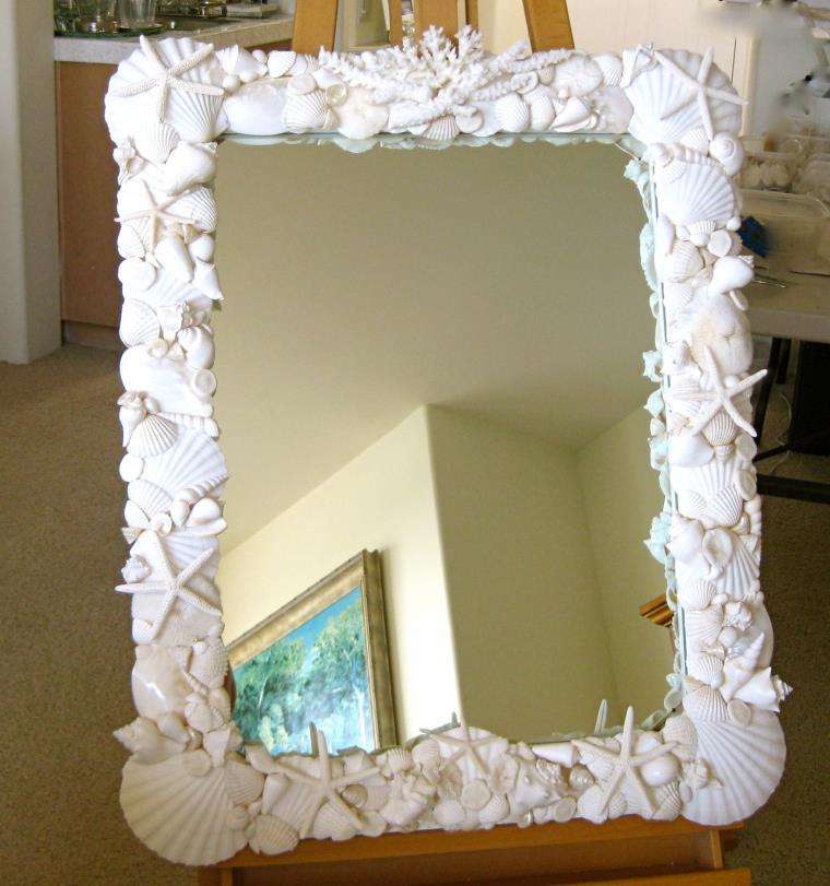 mirror shells-diy-idee