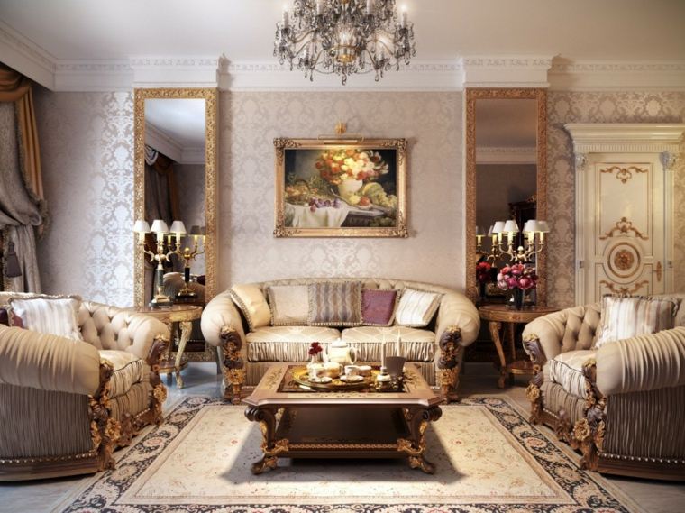 baroque mirror decoration luxury design houses