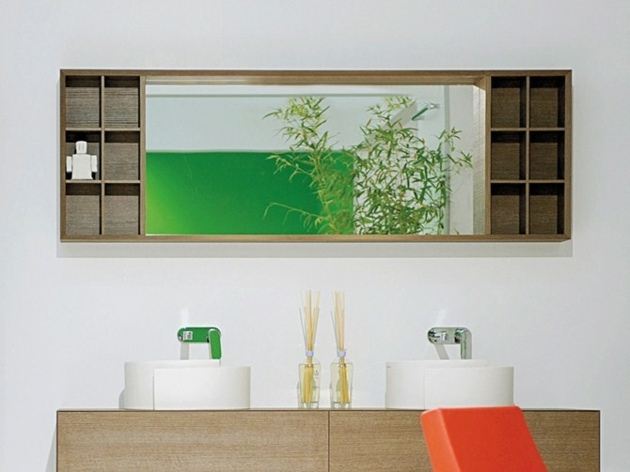 mirror shelves design ceramica flaminia