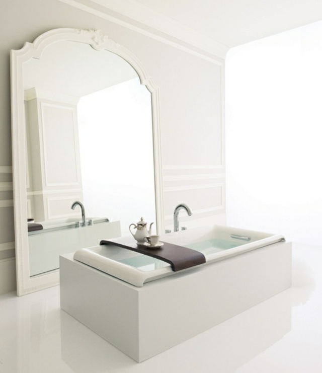 modern bath room wall mirror