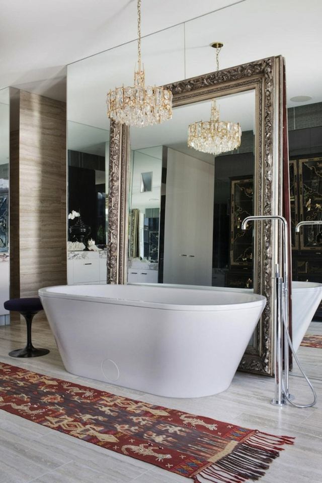 luxury bathroom mirror