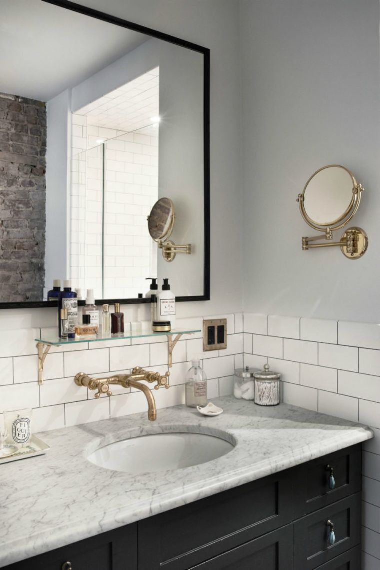 mirror deco bathroom extendable tile metro credence wall