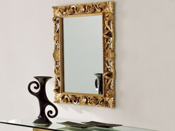 mirror salon deisgn carpentry frame