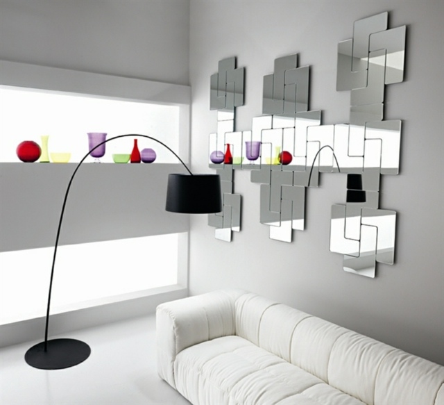 modern futuristic style mirror