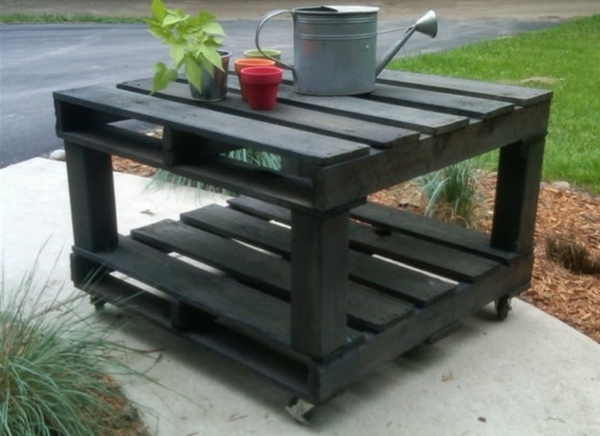 garden table cheap roulette wood pallets