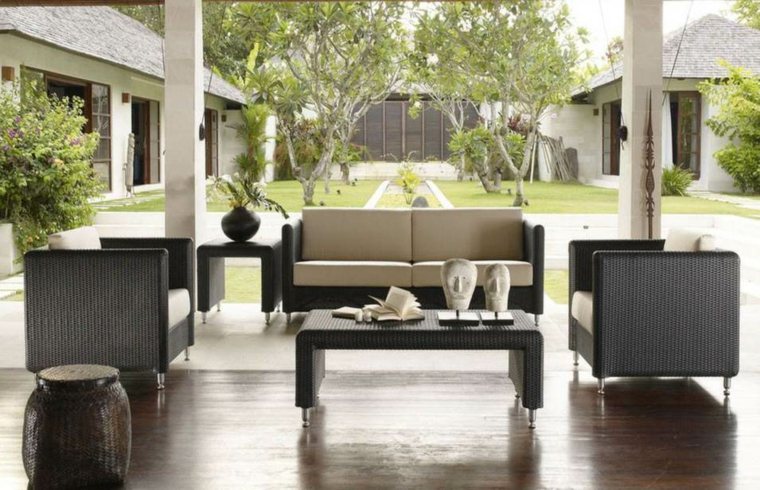 garden furniture living room outdoor design