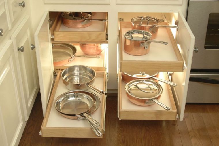 cupboards smart storage contemporary kitchen
