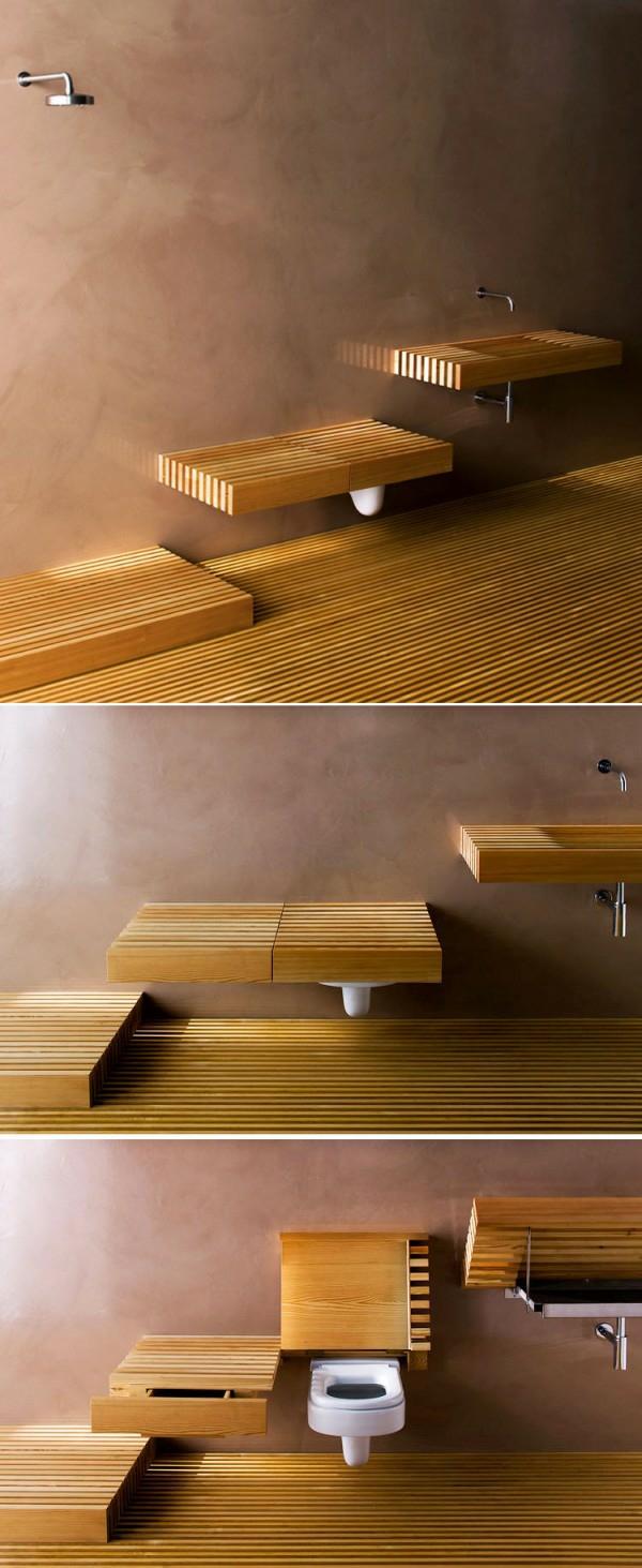 furniture bathroom design wood Rapsel