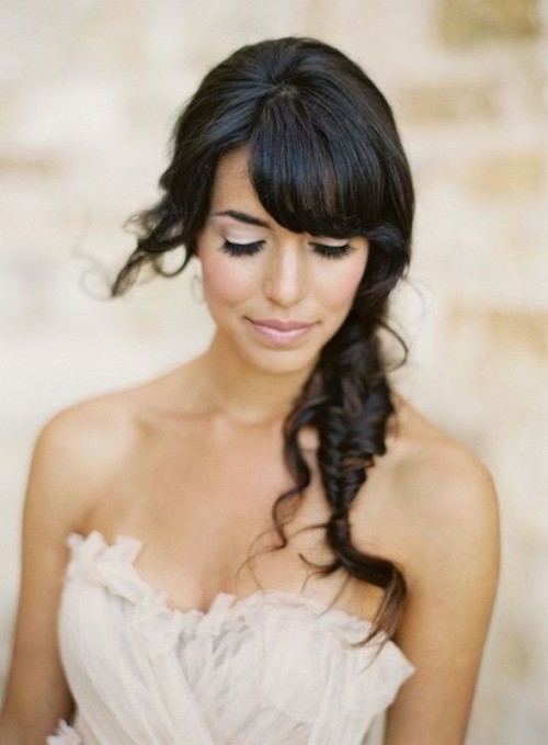 model bridal hair style