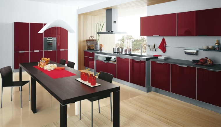 red deco kitchen template