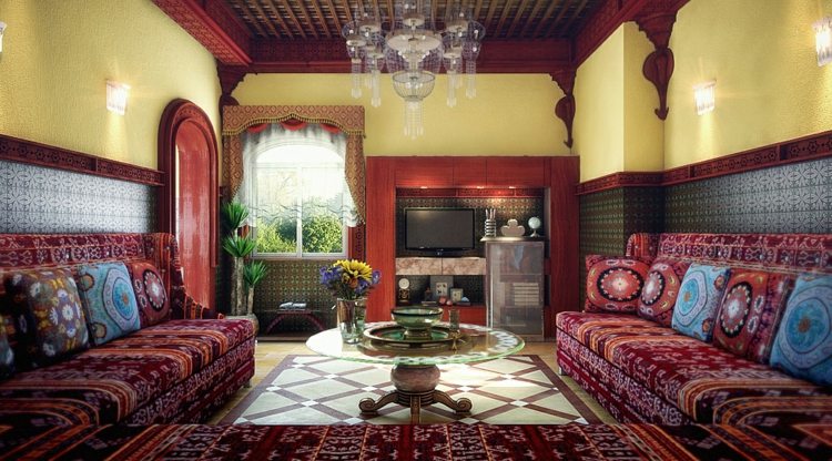 modern moroccan living room model tricks