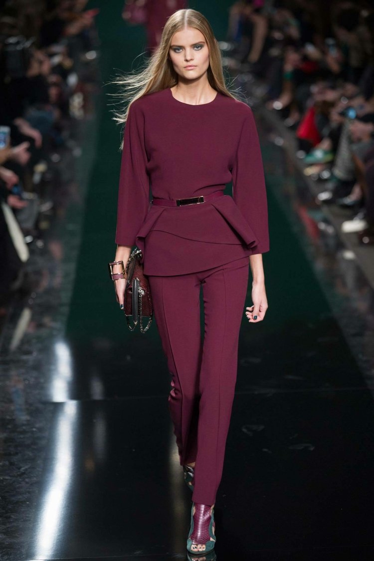 høst vinter 2015 fashion bordeaux