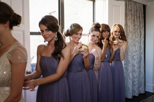 fashion dress lilac bridesmaid wedding