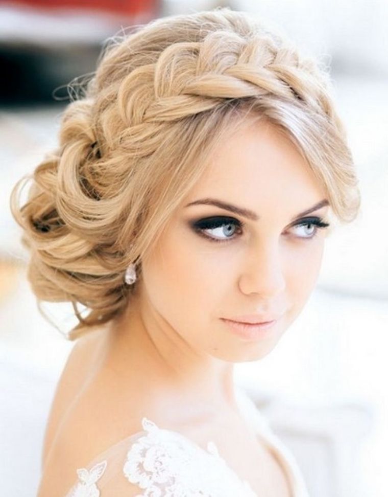 bun model wedding hairstyles cut braid