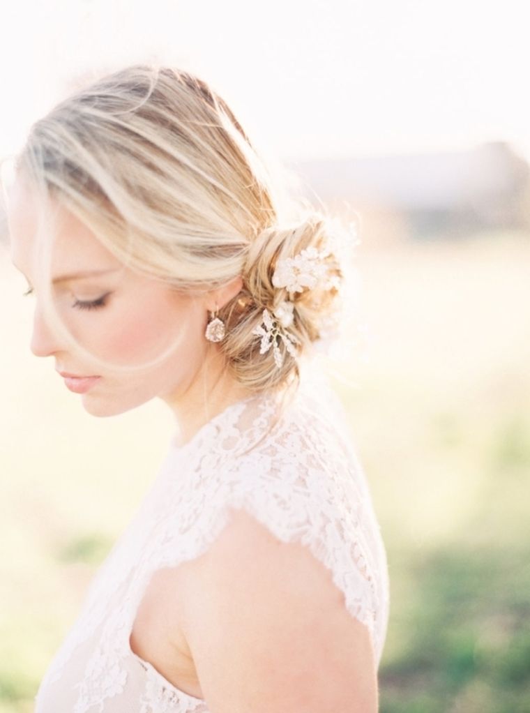 bun model wedding hairstyles vintage style