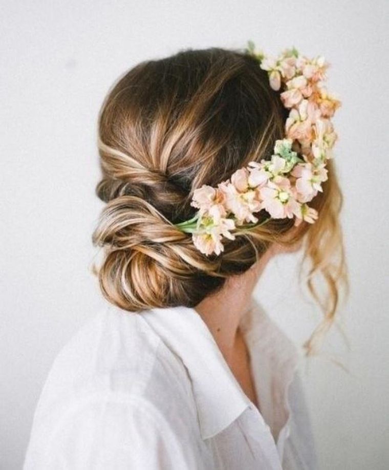 idea hairstyle mariee model chignon wedding braids