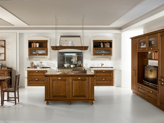 central island kitchen model